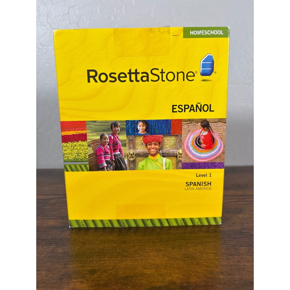 Rosetta Stone Homeschool Spanish Latin America Level 1 Box Set with Headset